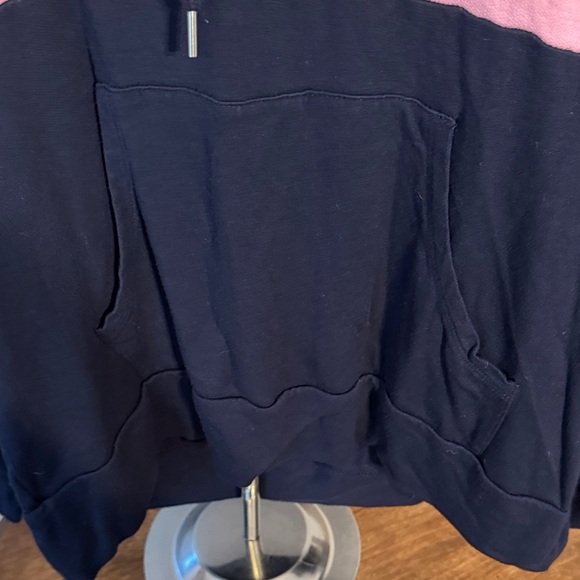 Colorblock Hoodie in Gray, Pink, and Navy market & spruce size medium - Picture 3 of 5